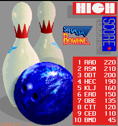 Strata Bowling (V3) Title Screen
